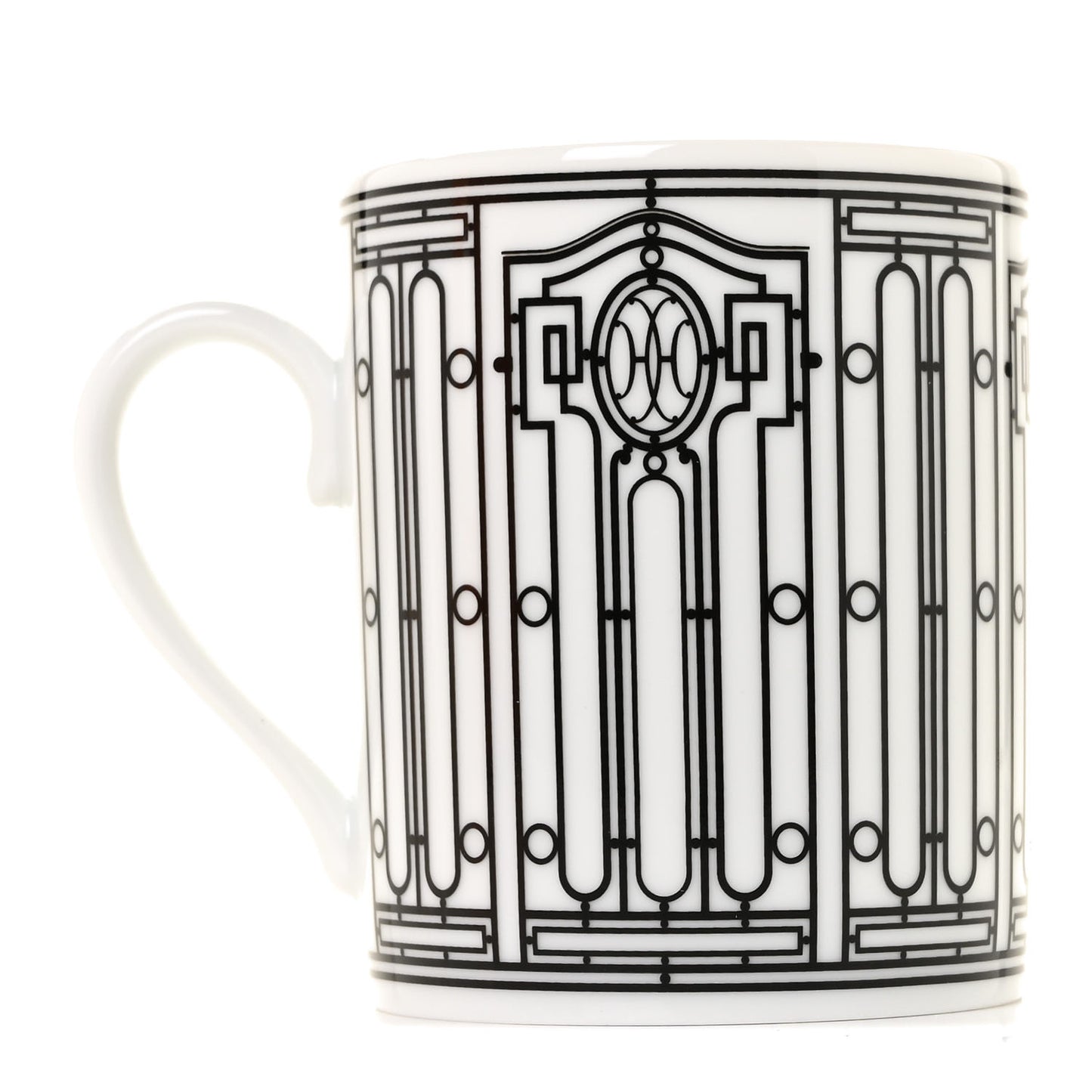 Porcelain H Deco Mug