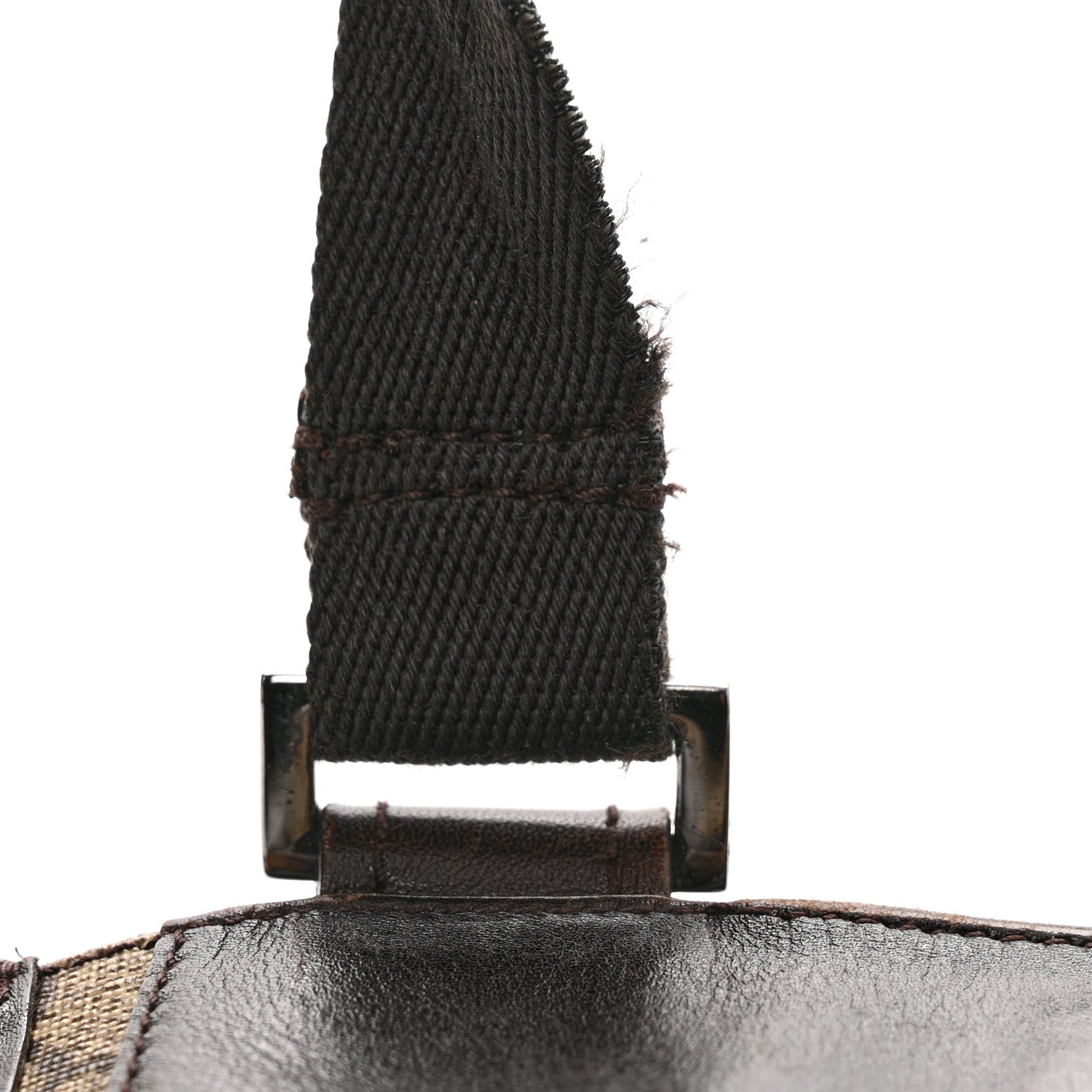 Gucci GG Supreme Messenger Crossbody Bag Dark Brown 9 of 10