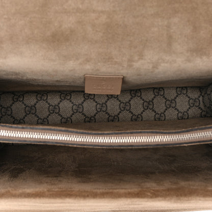 Gucci GG Supreme Monogram Medium Dionysus Shoulder Bag Taupe 5 of 12