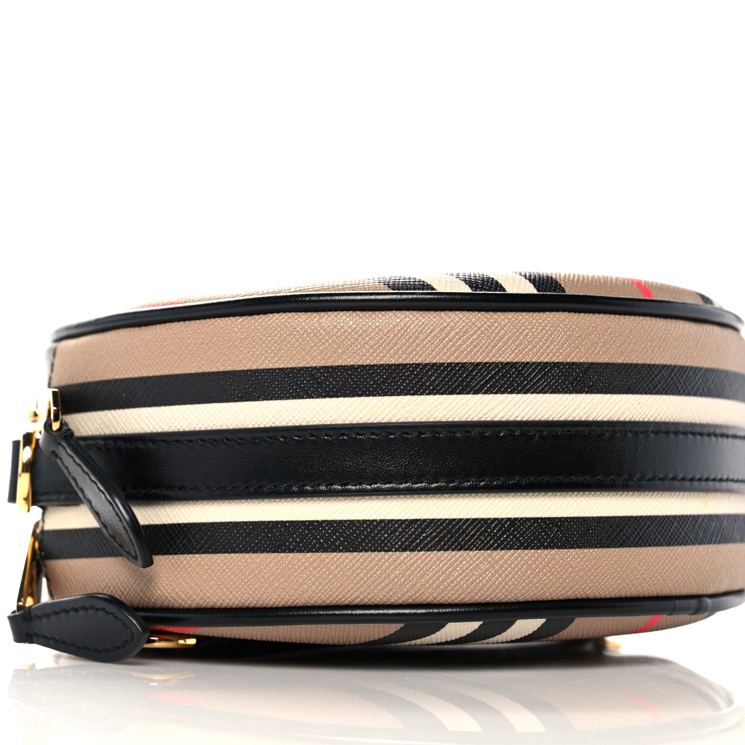 Burberry E-Canvas Calfskin Icon Stripe Louise Bag Archive Beige 8 of 9