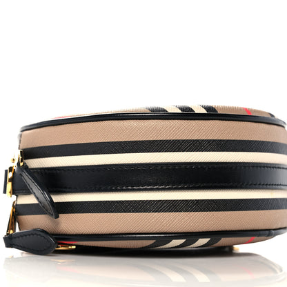 Burberry E-Canvas Calfskin Icon Stripe Louise Bag Archive Beige 8 of 9