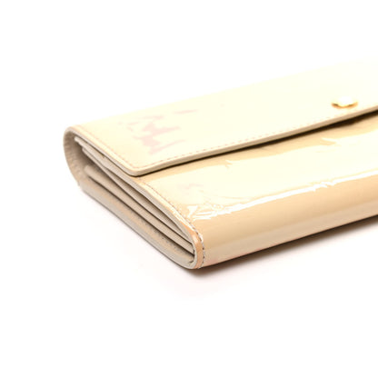 Louis Vuitton Vernis Sarah Wallet Blanc Corail 8 of 9