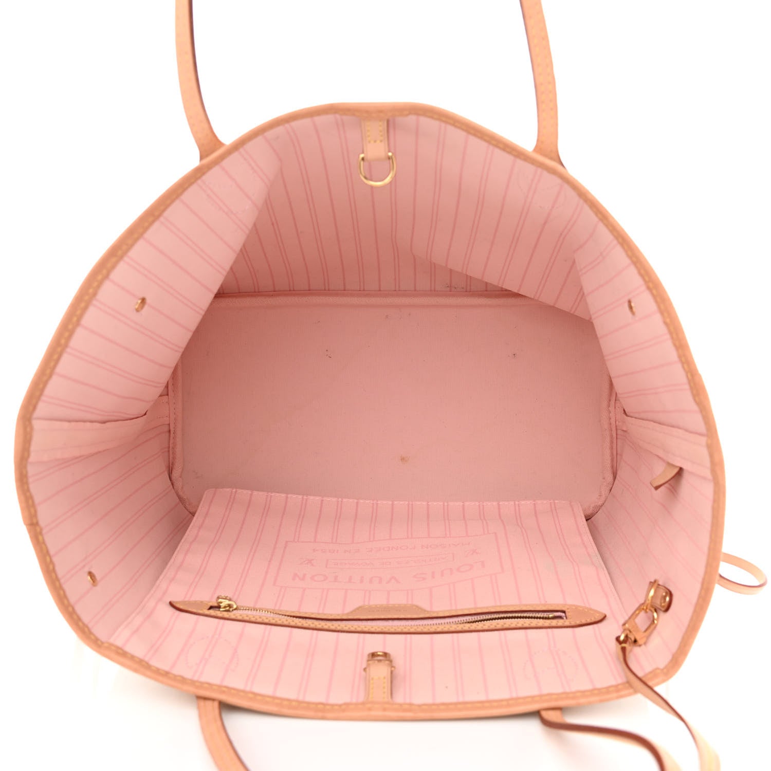 Louis Vuitton Damier Azur Neo Neverfull MM Rose Ballerine 6 of 11