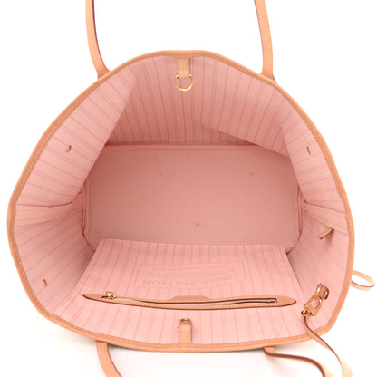 Louis Vuitton Damier Azur Neo Neverfull MM Rose Ballerine 6 of 11