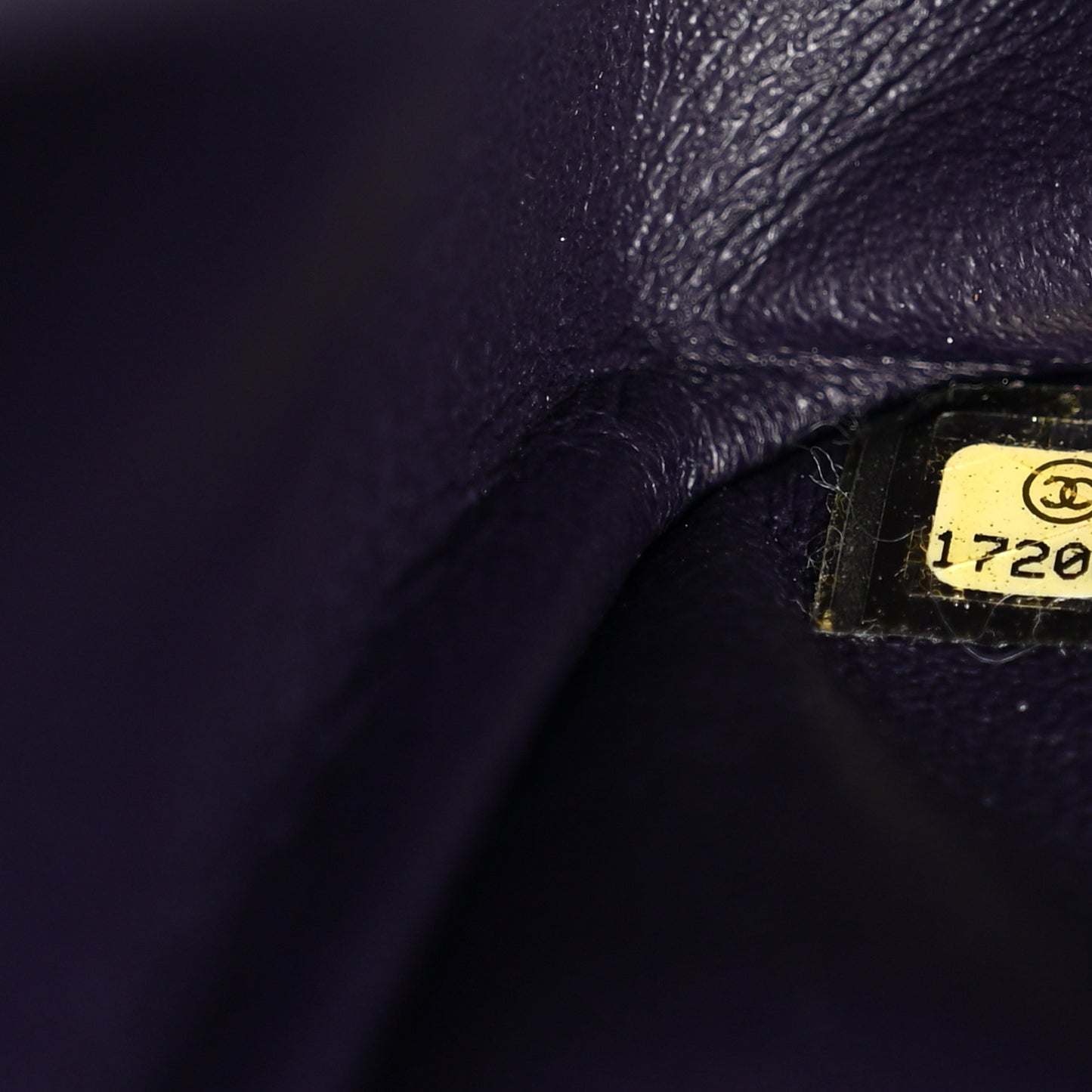 Aged Calfskin Quilted 2.55 Reissue 225 Flap Purple