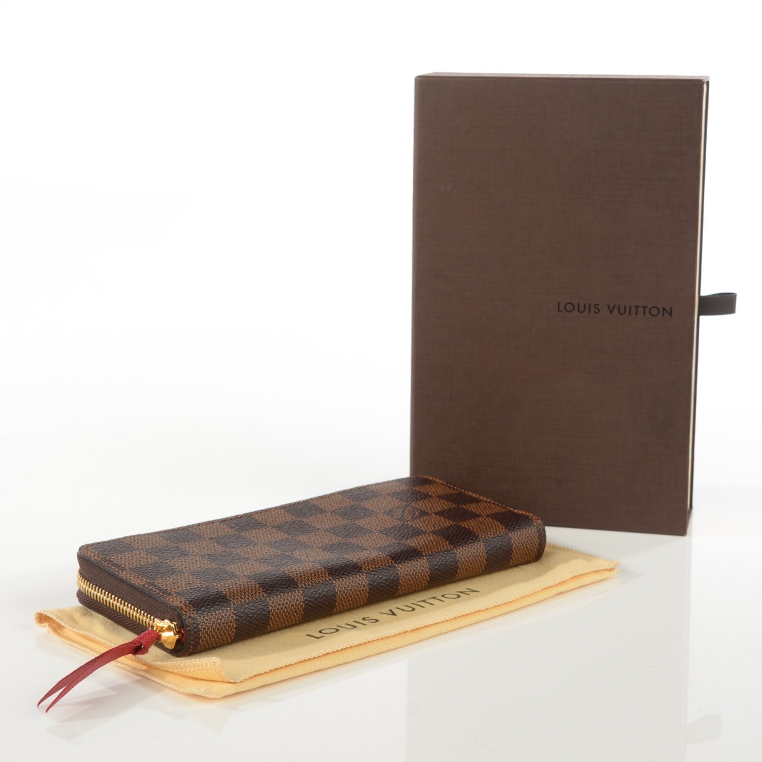 Louis Vuitton Damier Ebene Clemence Wallet 4 of 7
