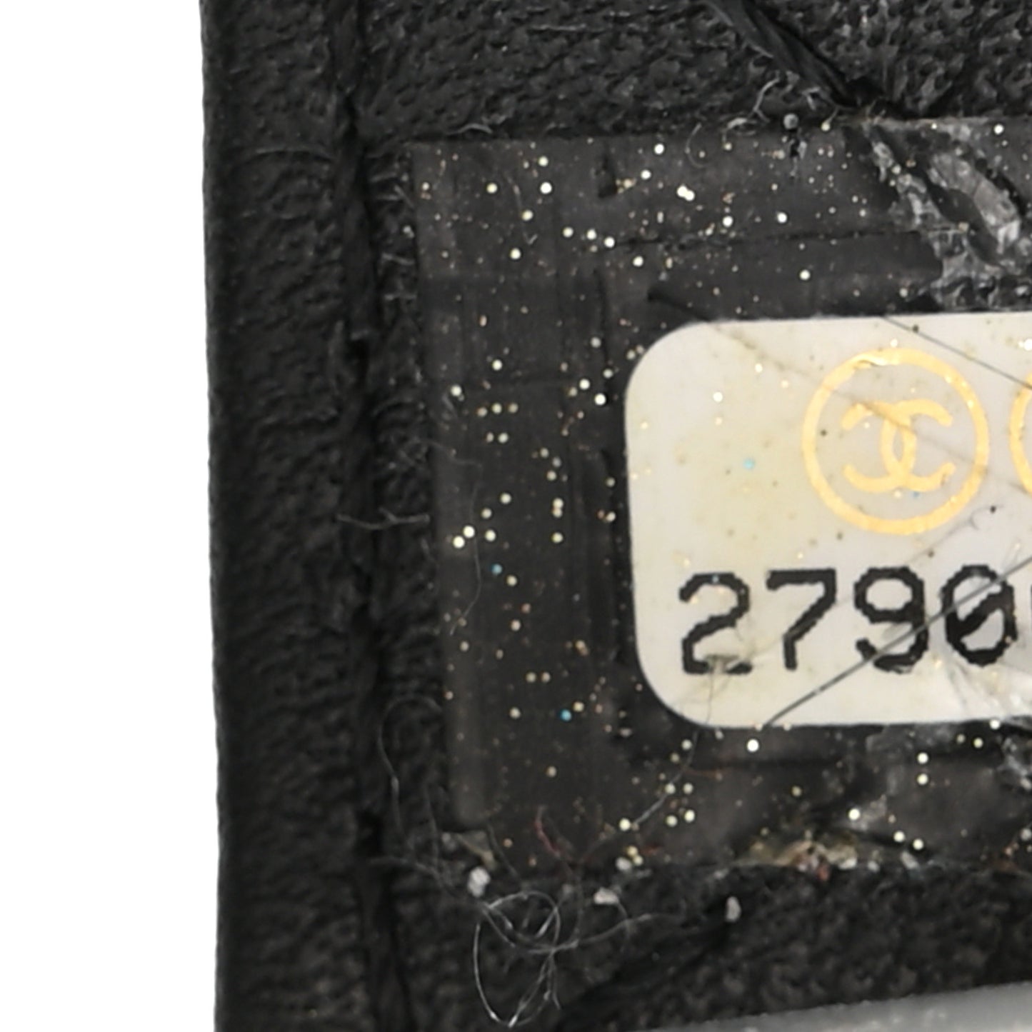 Lambskin PVC Medium Sand By The Sea Flap Black