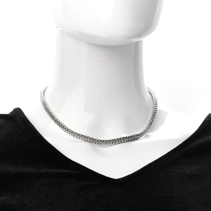 John Hardy Sterling Silver 18K Yellow Gold 6mm Classic Chain Necklace 2 of 4