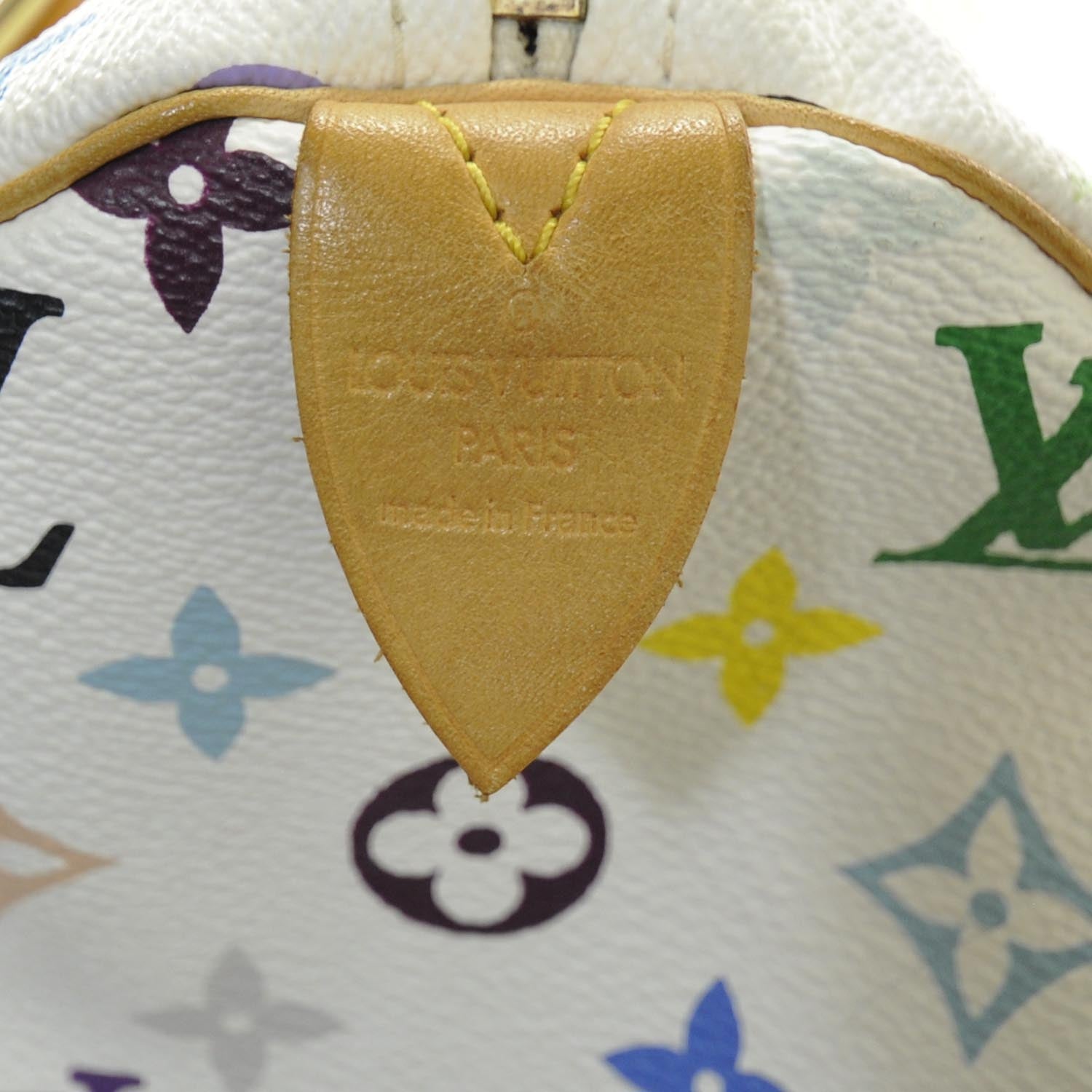 Louis Vuitton Monogram Multicolor Speedy 30 White 9 of 10