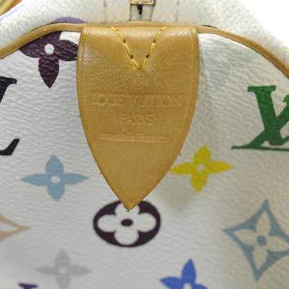 Louis Vuitton Monogram Multicolor Speedy 30 White 9 of 10