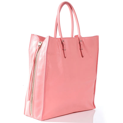 Balenciaga Veau Souple Papier Ledger Zip Around Rose Flamingo 3 of 7