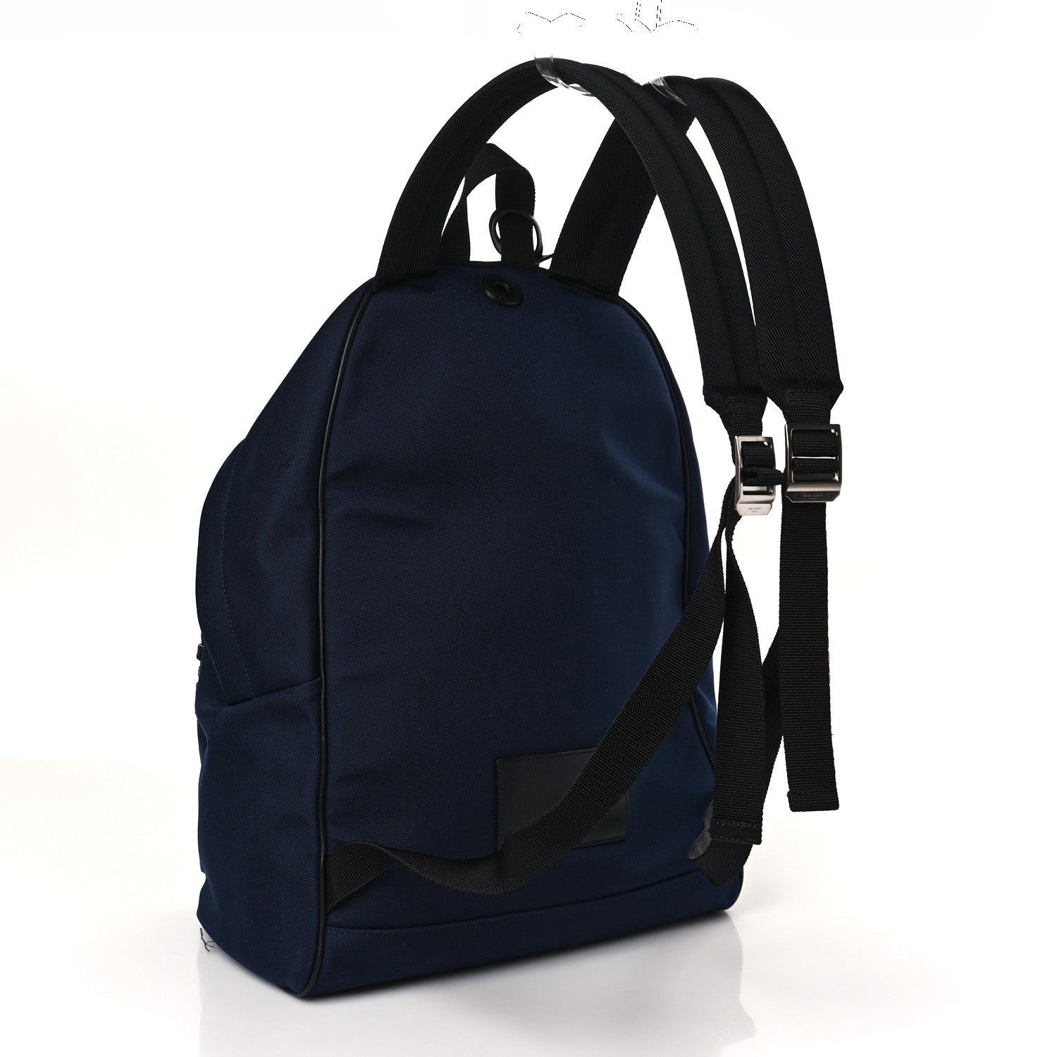 Saint Laurent Canvas City Backpack Navy 3 of 9