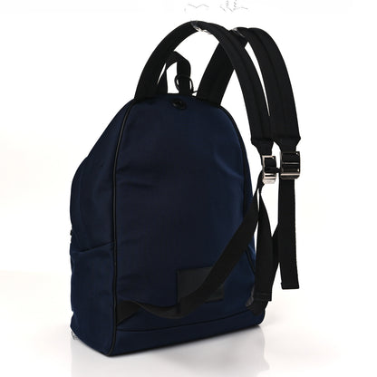 Saint Laurent Canvas City Backpack Navy 3 of 9