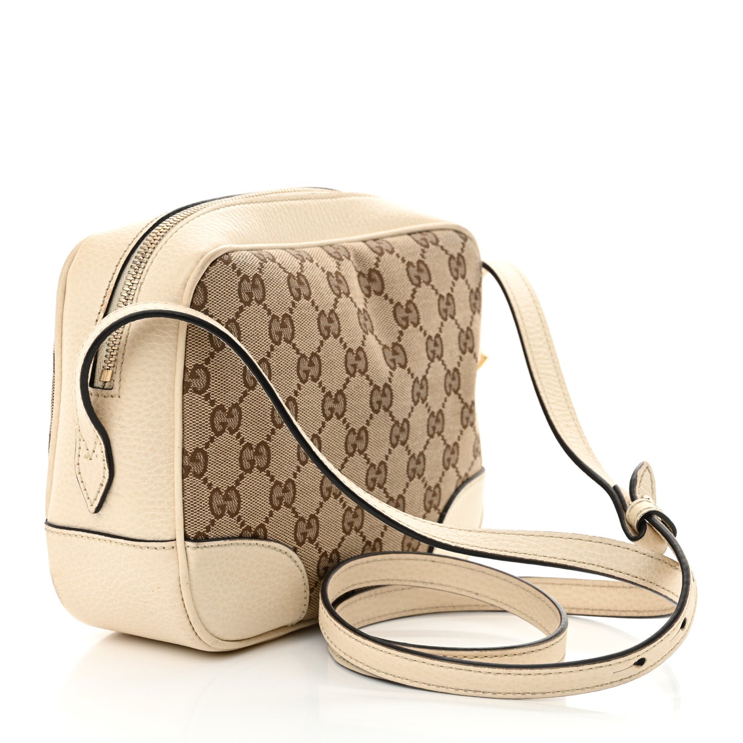 Monogram Dollar Calfskin Mini Bree Messenger Bag Beige Ebony Avoire