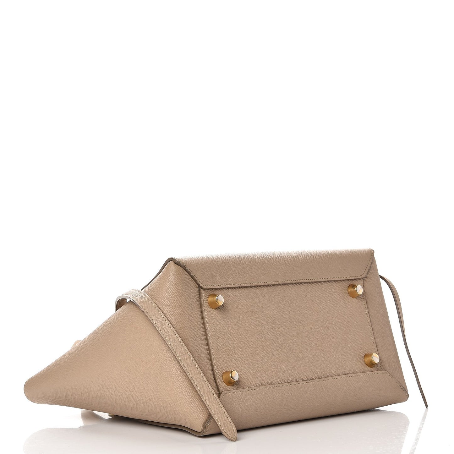 Grained Calfskin Mini Belt Bag Light Taupe
