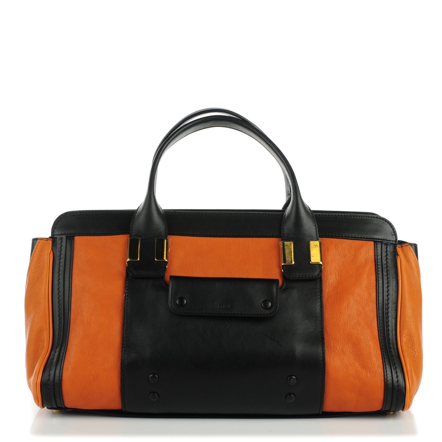 Chloe Calfskin Medium Alice Satchel Marron Glace 1 of 9