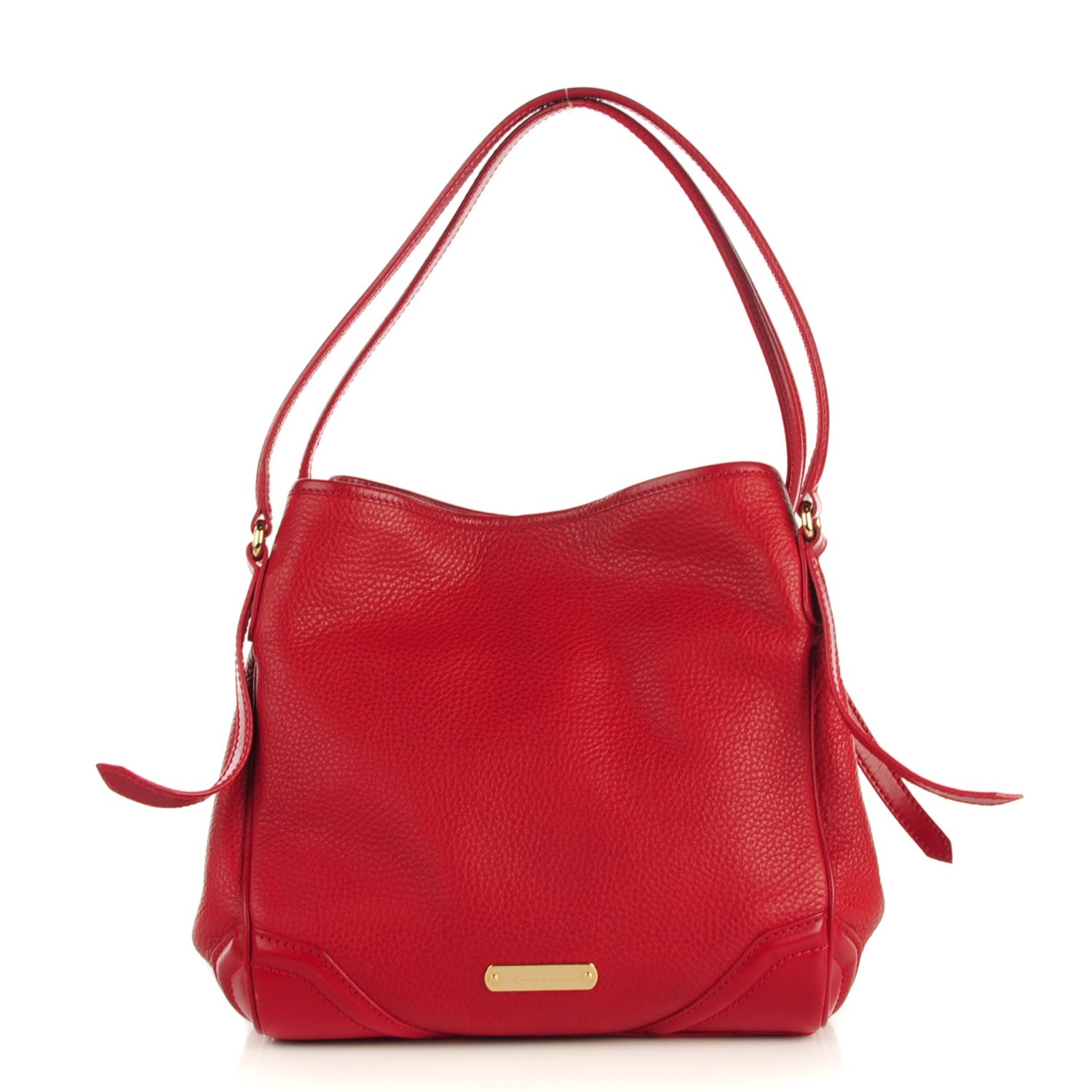 Burberry Grainy Calfskin Canterbury Tote Red 1 of 9