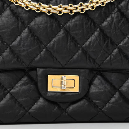 Chanel Aged Calfskin Quilted 2.55 Reissue 226 Flap Black 7 of 10