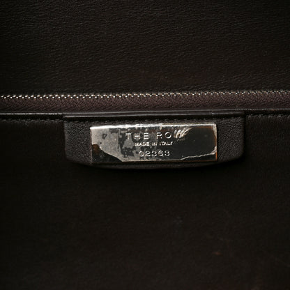 The Row Mink Fur Lux Satchel Coffee 6 of 9