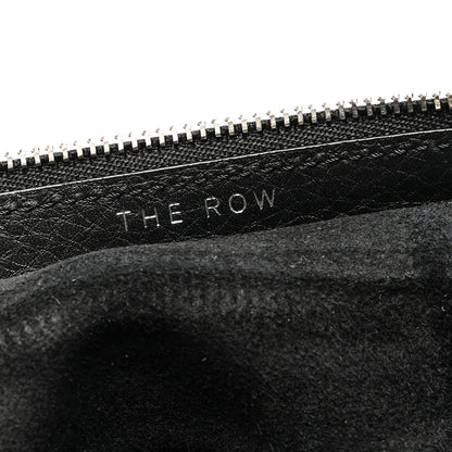 The Row Grained Calfskin Large Slouchy Banana Bag Black 6 of 9