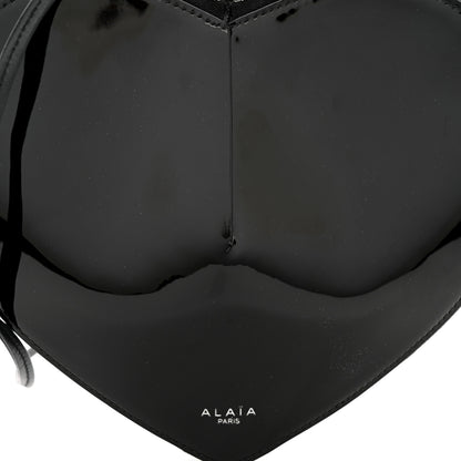 Alaia Patent Calfskin Le Coeur Bag Black 7 of 11