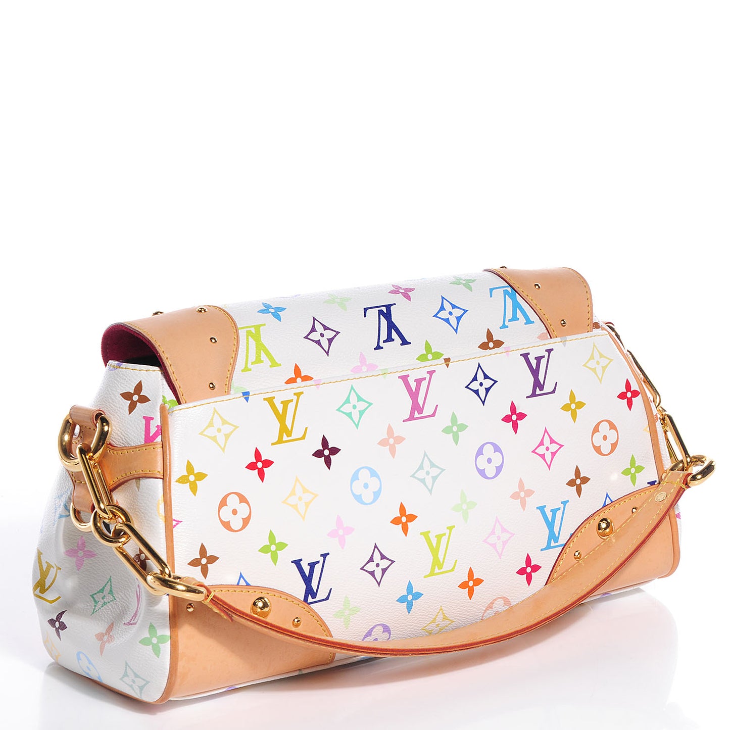Monogram Multicolor Beverly MM White