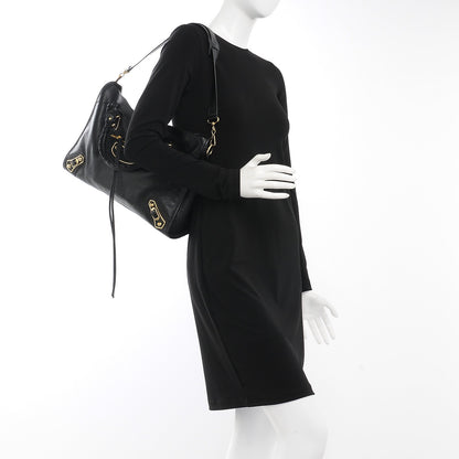 Balenciaga Chevre Gold Metallic Edge Hardware City Black 2 of 8