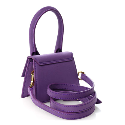 Jacquemus Nubuck Le Chiquito Moyen Purple 3 of 9