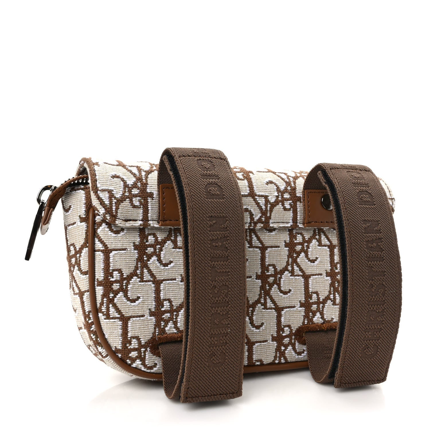 Christian Dior X CACTUS JACK Oblique Saddle Arm Pouch Coffee