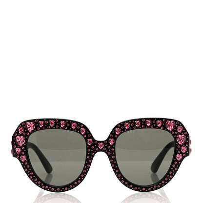 Gucci Crystal Heart Sunglasses GG0308S Black 2 of 6