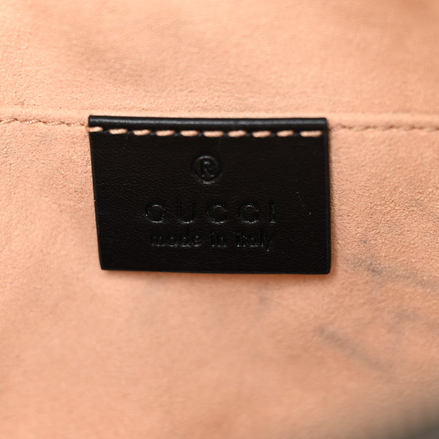Gucci Calfskin Matelasse GG Marmont Belt Bag 85 34 Black 6 of 12