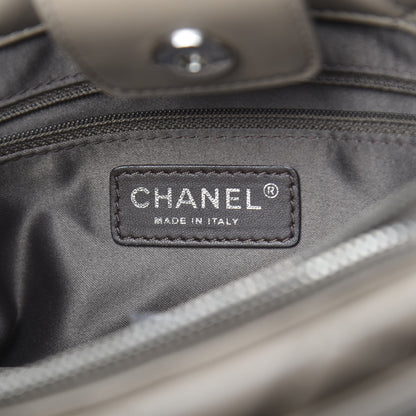 Chanel Lambskin Quilted Large 7 Tote Taupe 6 of 11