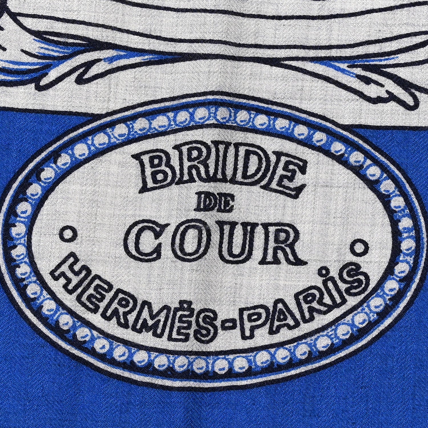 Hermes Cashmere Silk Bride De Cour Remix Shawl 140 2 of 7