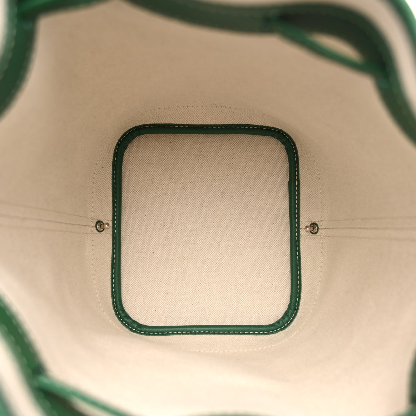Goyardine Petit Flot Bucket Bag PM Green