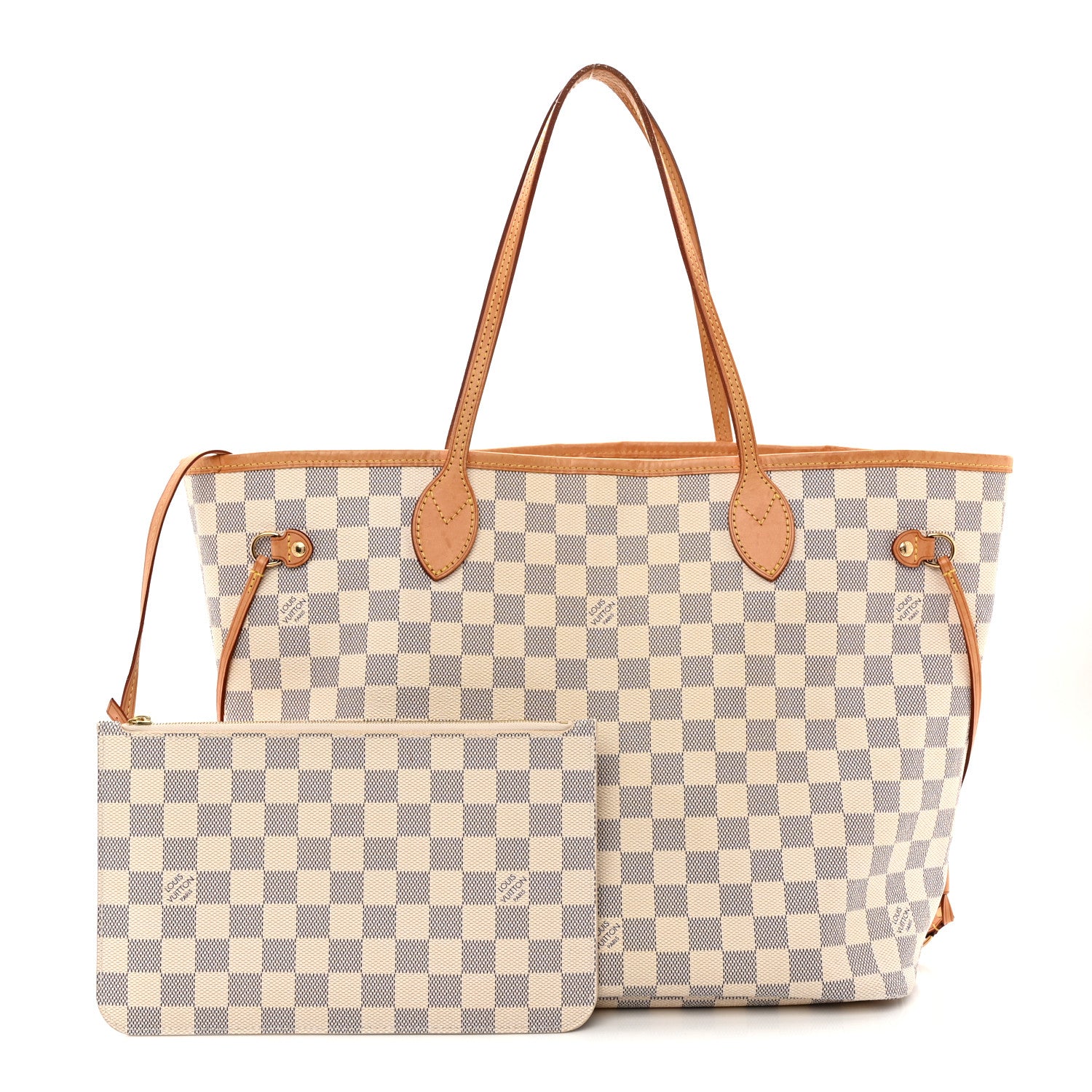 Louis Vuitton Damier Azur Neo Neverfull MM 4 of 16
