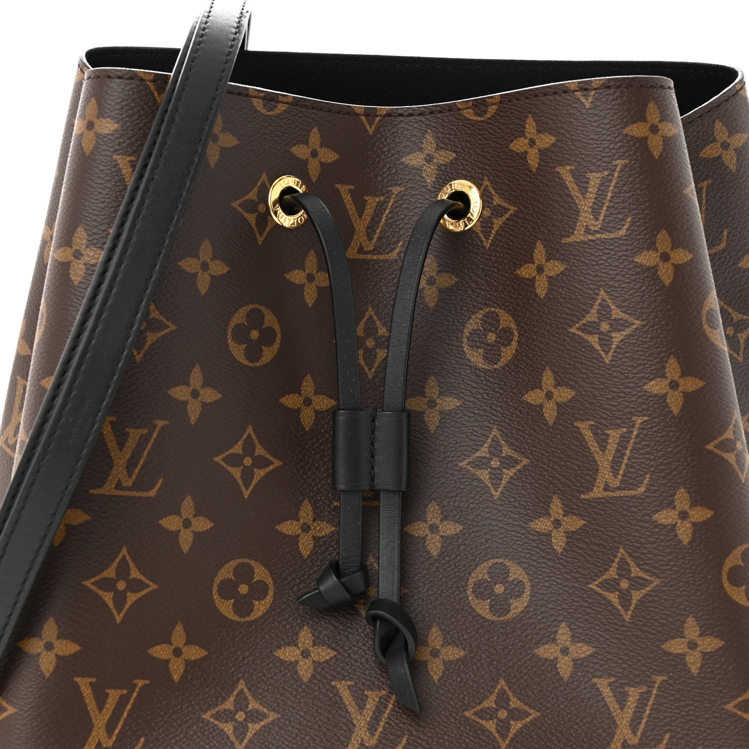 Louis Vuitton Monogram Neonoe MM Black 7 of 9