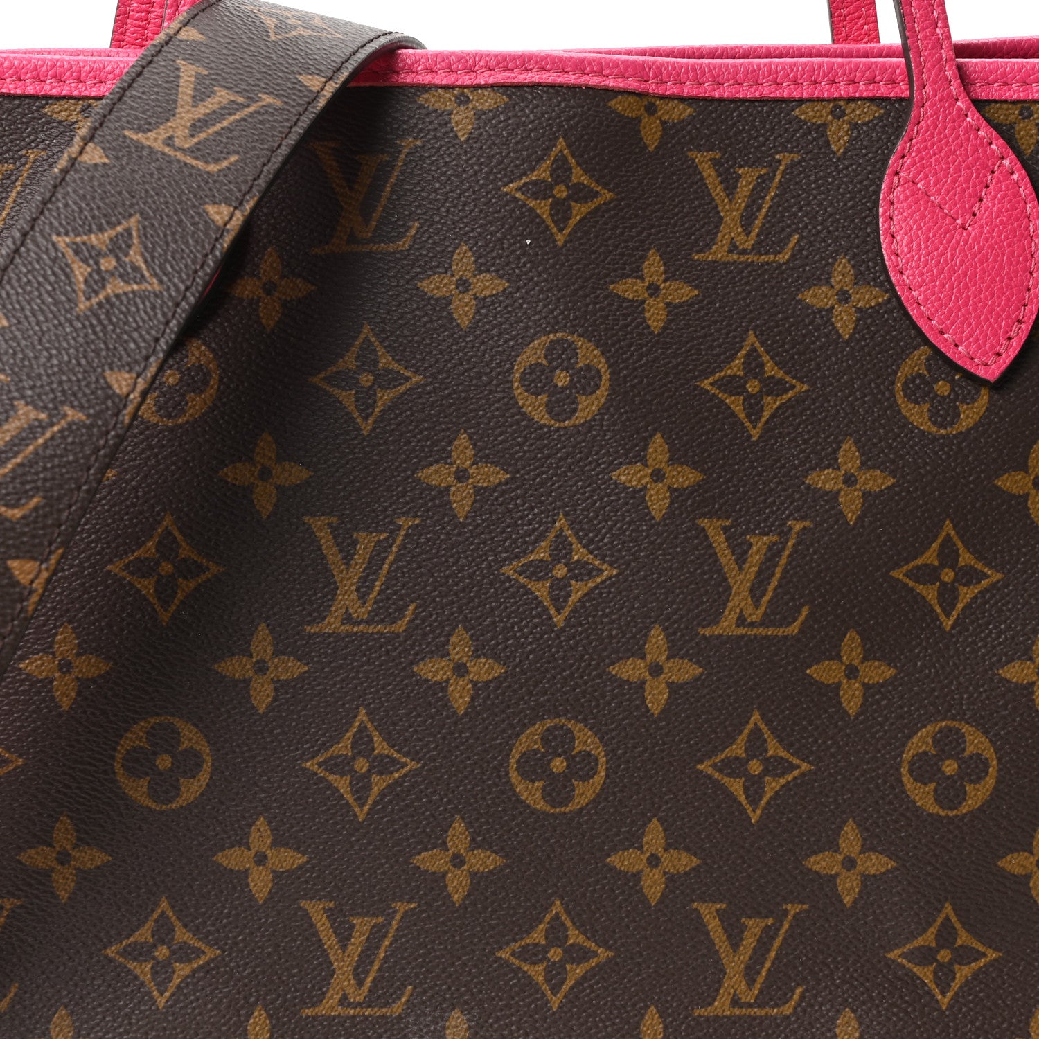 Louis Vuitton Monogram Inside Out Neverfull Bandouliere MM Rose Pondichery 6 of 9
