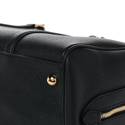 Burberry Derby Calfskin Medium Alchester Bowling Bag Black 8 of 10