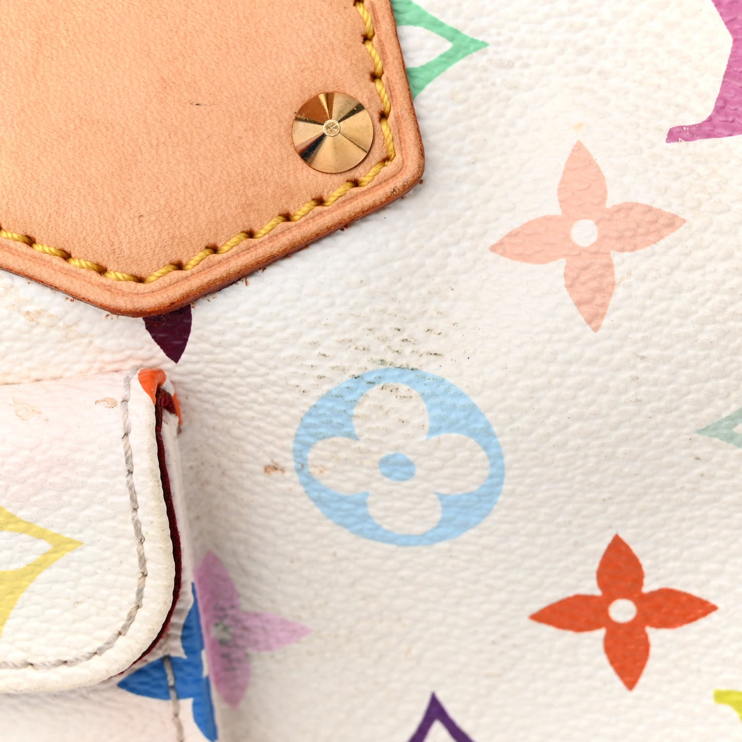Monogram Multicolor Speedy 30 White