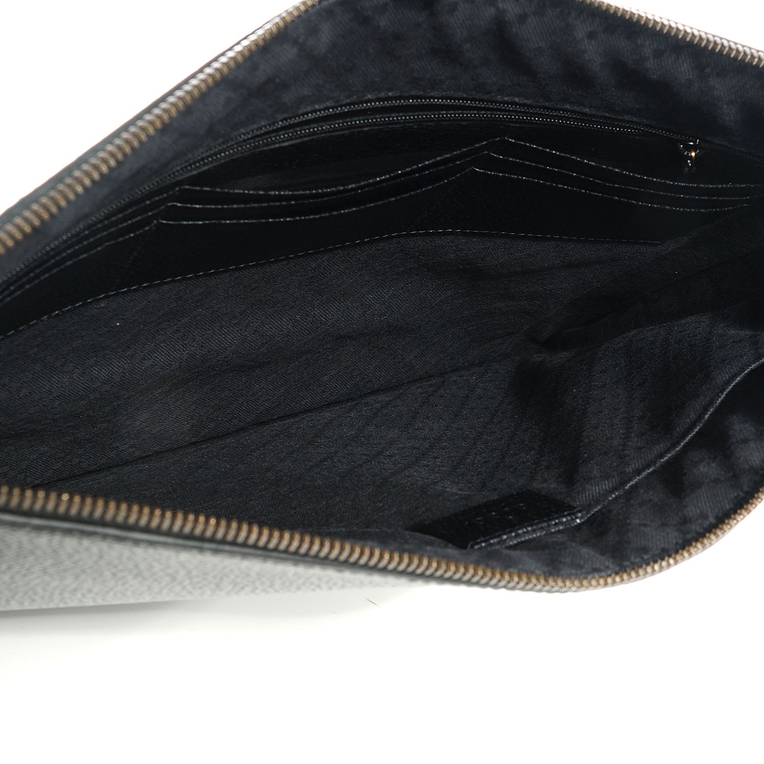 Gucci Leather Portfolio with Chain Black 5 of 7