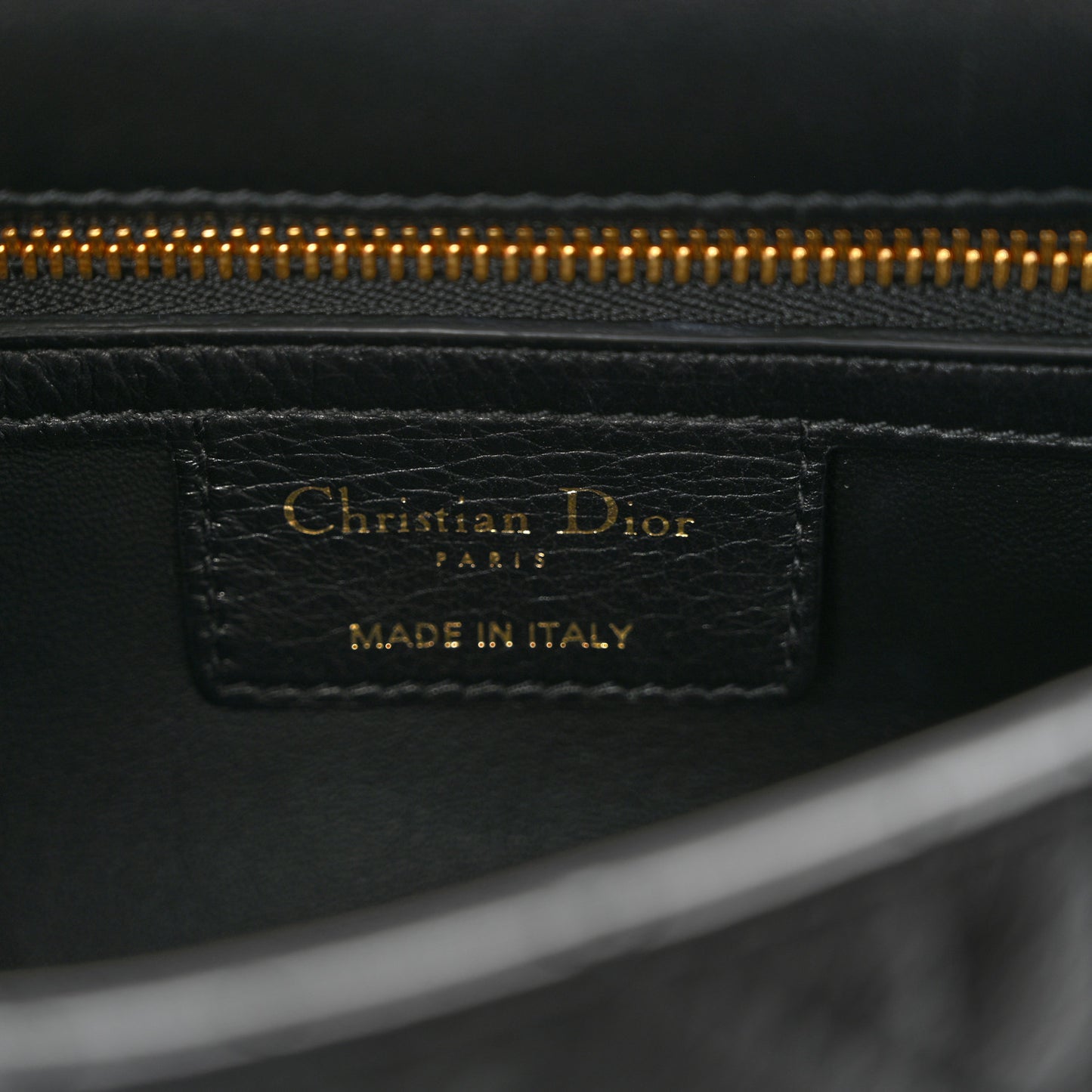 Calfskin Cannage Small Caro Bag Black