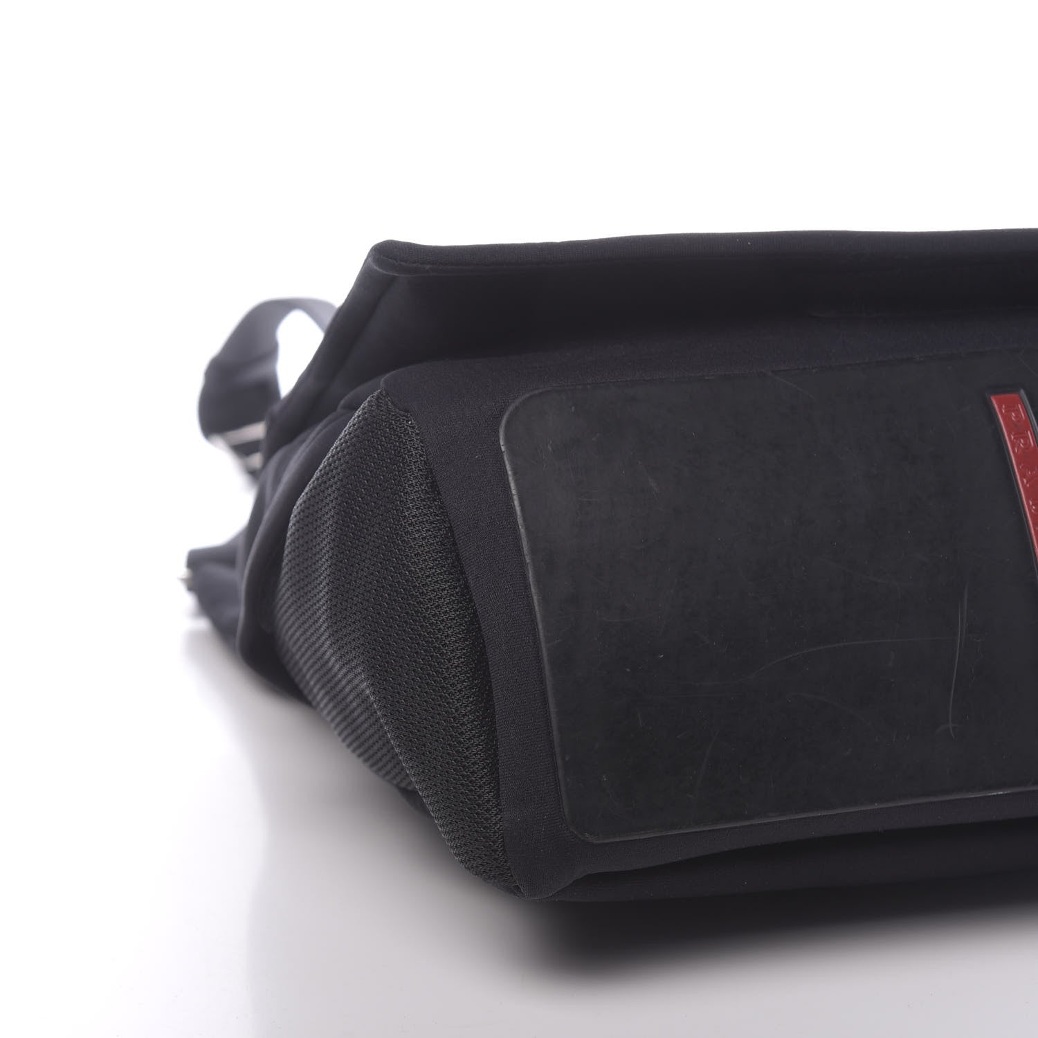Prada Neoprene Sling Messenger Bag Black 8 of 12