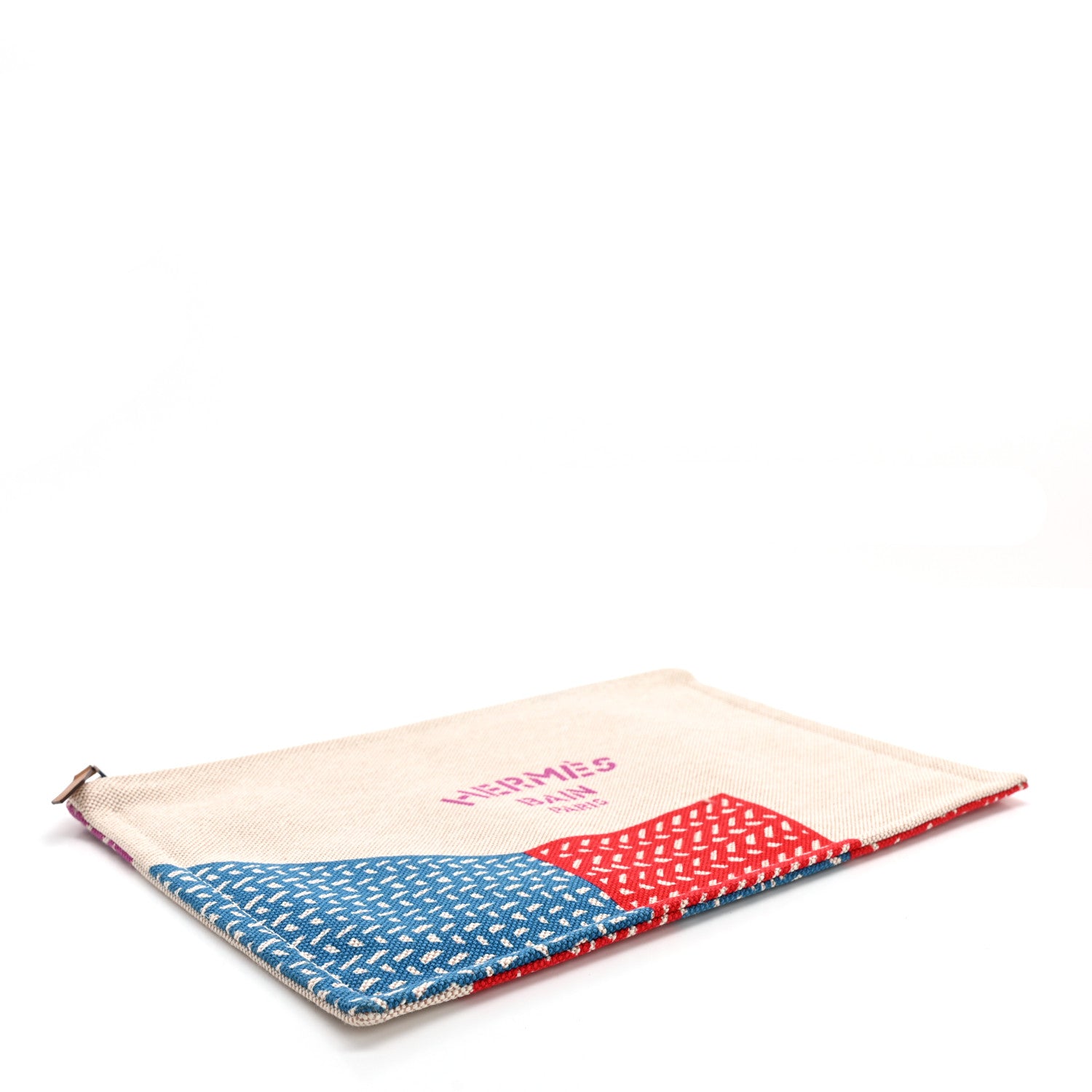 Hermes Toile Large Bain Poisson Natte Case 3 of 6