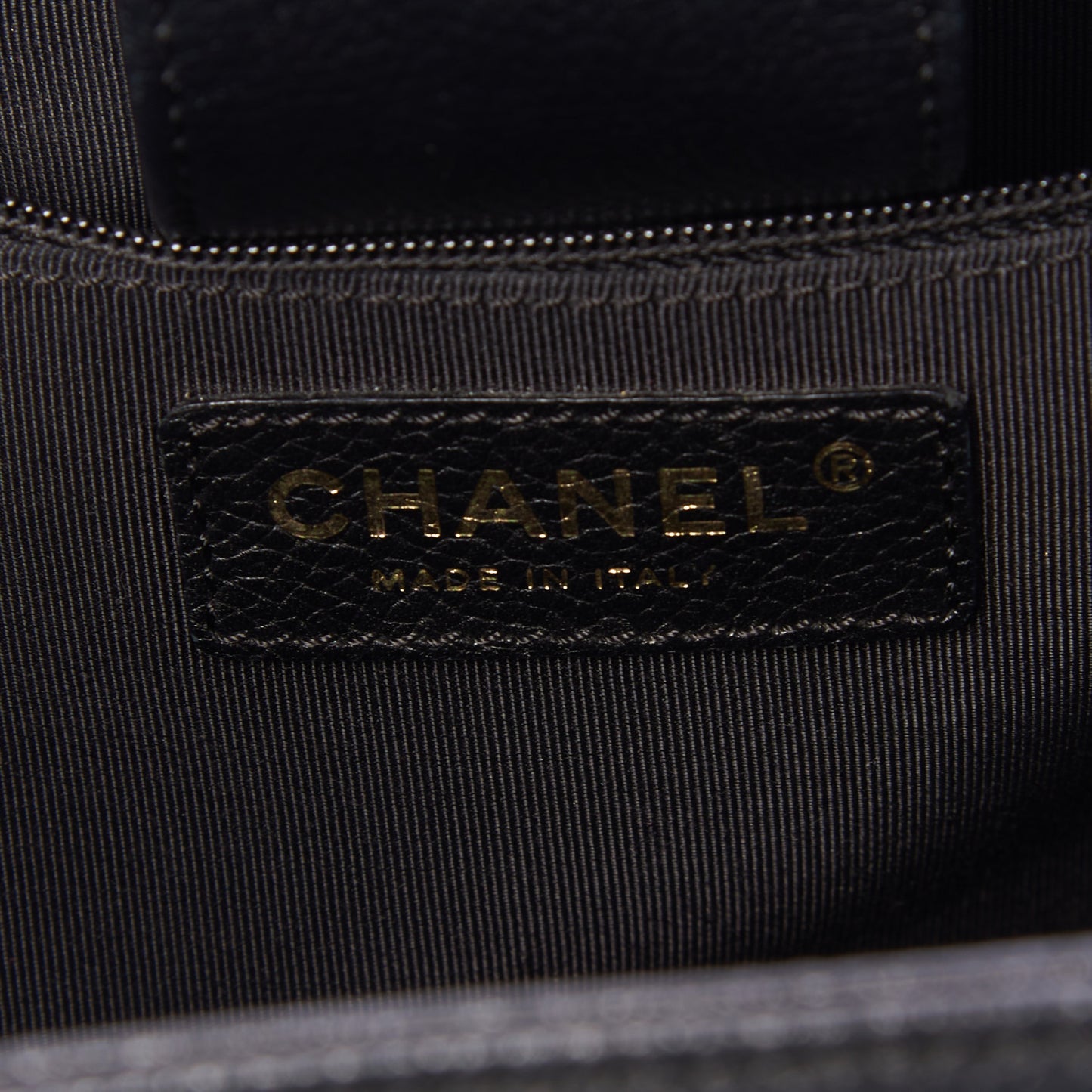 Calfskin Cerf Executive Shopper Tote Black