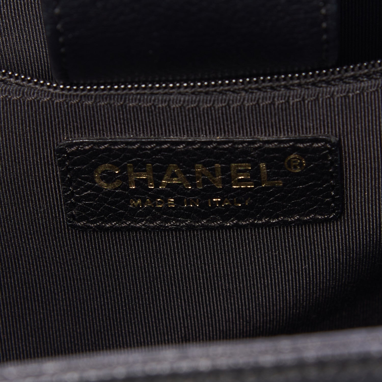 Chanel Calfskin Cerf Executive Shopper Tote Black 9 of 10