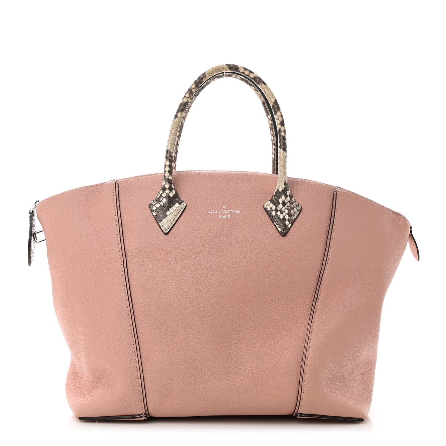 Veau Cachemire Snakeskin Soft Lockit MM Magnolia