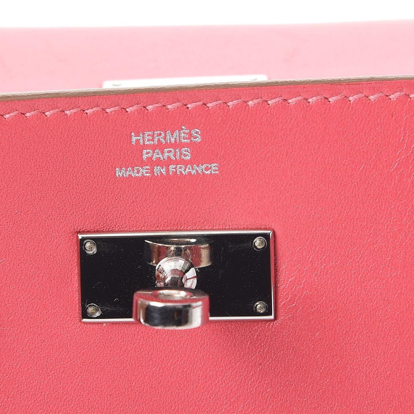 Tadelakt Kelly Longue Wallet Rose Lipstick
