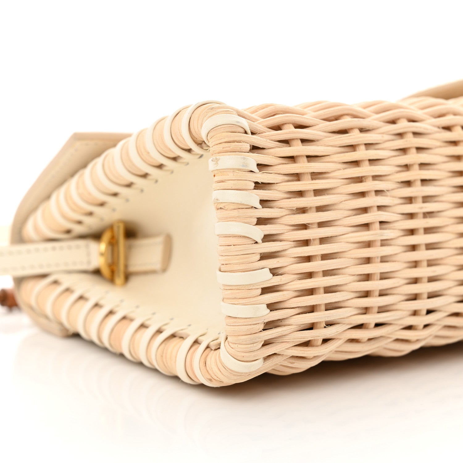Jacquemus Wicker Le Bambino Long Ivory 8 of 13