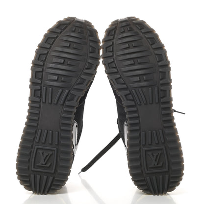 Louis Vuitton Suede Monogram Run Away Sneakers 37.5 Black 5 of 7