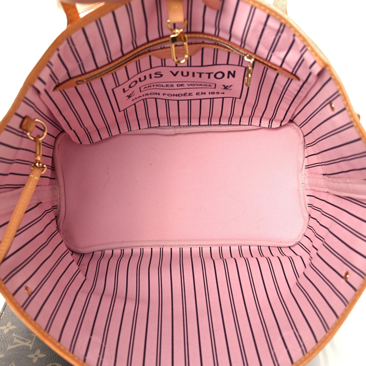 Monogram Neo Neverfull MM Rose Ballerine